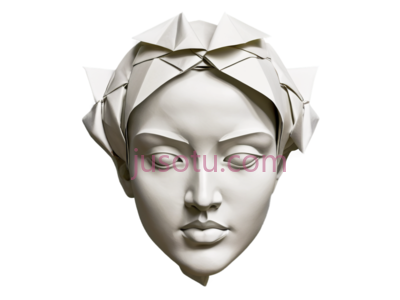 雕塑,现代,白色, PNG