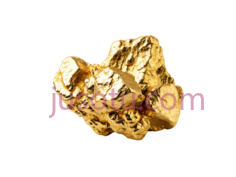 金块,不规则形状,金黄色PNG