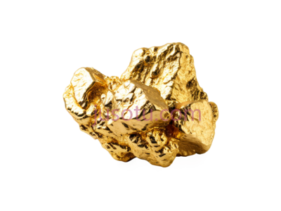金块,不规则形状,金黄色, PNG
