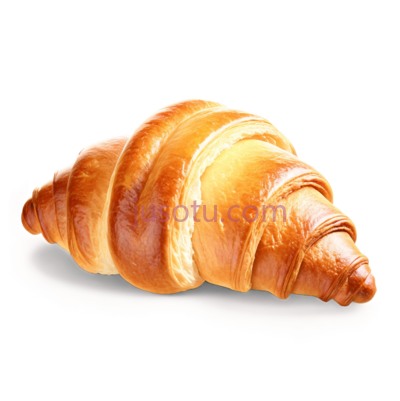 羊角面包,法式,金黄色, PNG