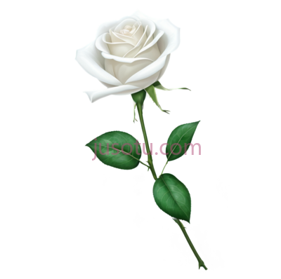 长茎白玫瑰, PNG