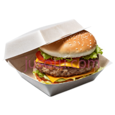 汉堡,外卖盒PNG