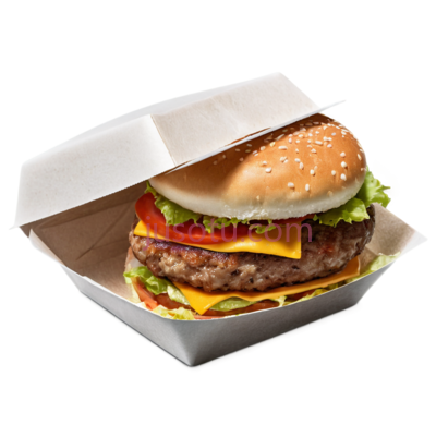 汉堡,外卖盒, PNG