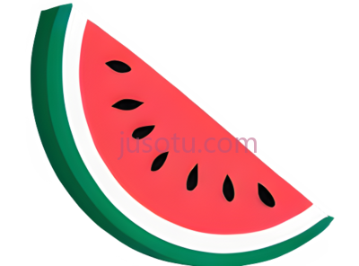 西瓜切片, PNG