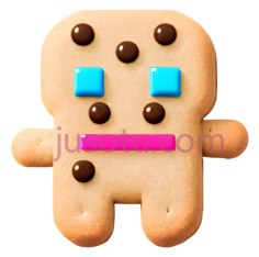饼干,俏皮面孔,霓虹色PNG