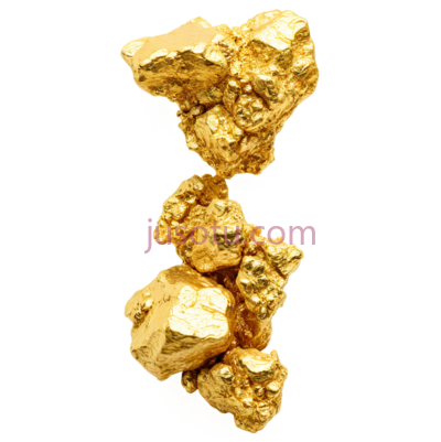 金块,不规则形状,金色, PNG