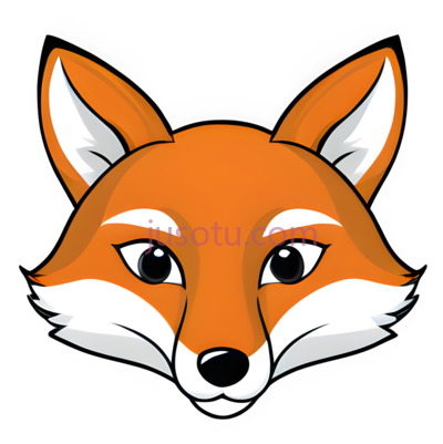 卡通,狐狸, PNG