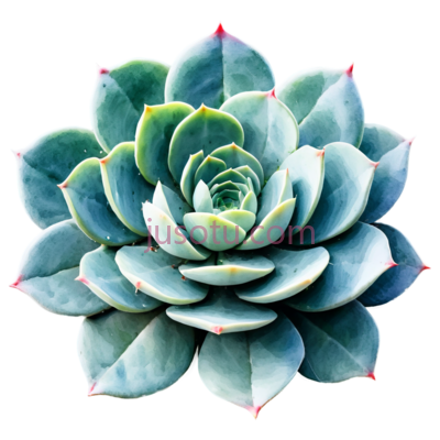 水彩画,多肉植物, PNG