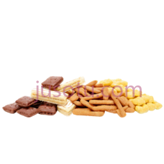 巧克力饼干,威化饼,长方形,波浪形,白色,棕色PNG