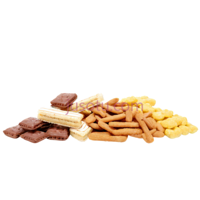 巧克力饼干,威化饼,长方形,波浪形,白色,棕色, PNG
