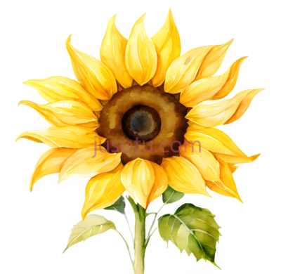 向日葵花瓣,金色, PNG