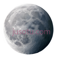 月亮,涡流PNG