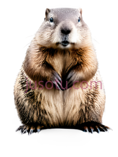 土拨鼠,卡通,棕色PNG
