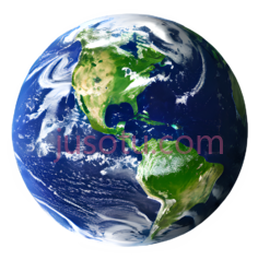 地球,卫星图像,蓝色,绿色,白色PNG