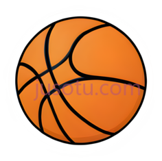 篮球,卡通,橙色PNG