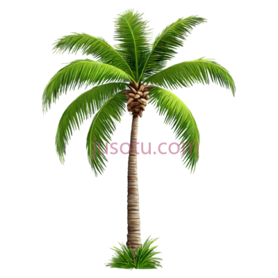 卡通,棕榈树, PNG