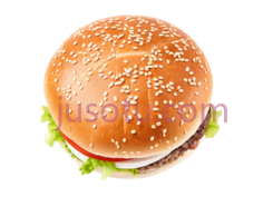 汉堡包,面包片PNG