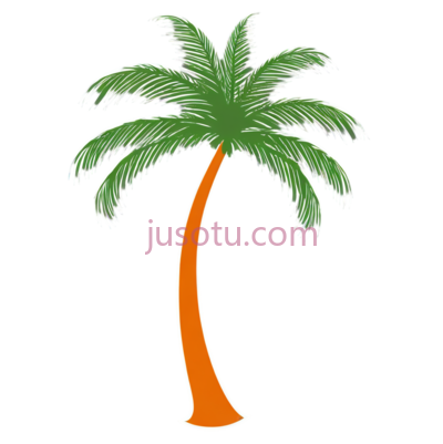 棕榈树,橙色, PNG