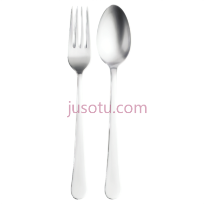 餐具,分叉,汤勺,两用,餐具, PNG