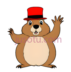 土拨鼠,卡通,棕色PNG