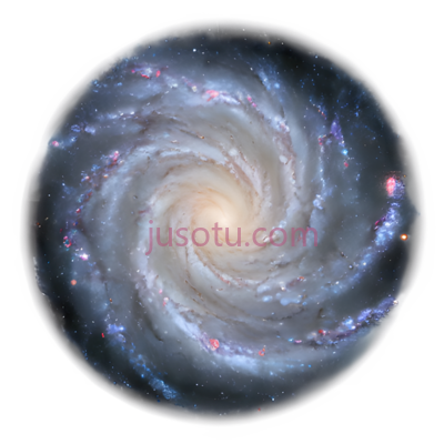 星系,螺旋状,蓝色,白色, PNG