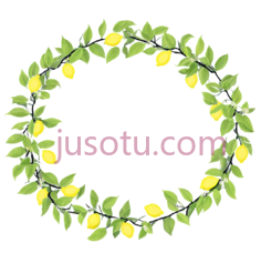 圆形,柠檬藤PNG