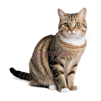 猫,站立,棕色,黑色,白色, PNG
