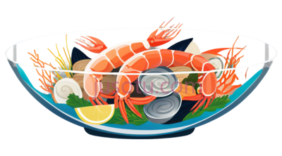 海鲜碗, PNG