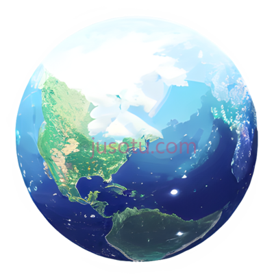 地球,卡通,蓝色,绿色,白色, PNG