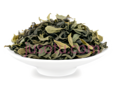 手揉乌龙茶叶,棕色绿PNG