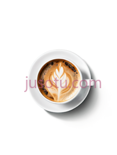 咖啡杯,拿铁,白色, 浅棕色PNG