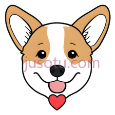 柯基犬,卡通,白色,棕色PNG