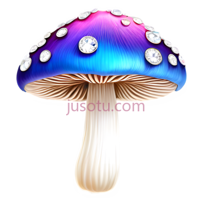 蘑菇,卡通,蓝色,紫色, PNG