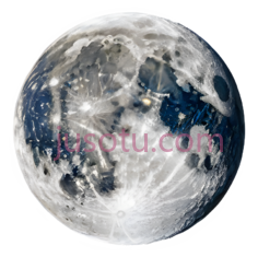 月球,白色,灰色,蓝色PNG