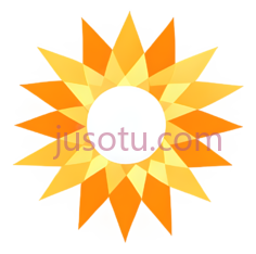 太阳,抽象图形,黄色,橙色PNG