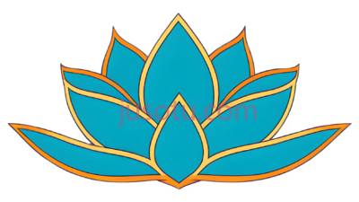 莲花,抽象,蓝色,金色, PNG