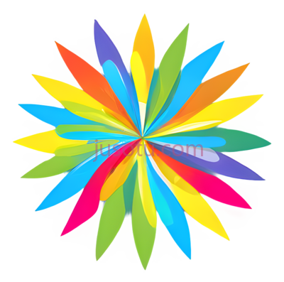 多彩,折纸, PNG