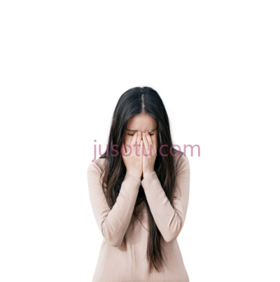 女性,悲伤, PNG
