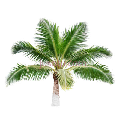 棕榈树,宽大叶片, PNG