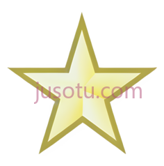 星星,卡通,金色PNG