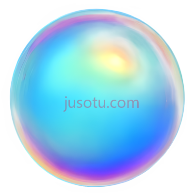 肥皂泡,光滑,有光泽,彩虹色, PNG