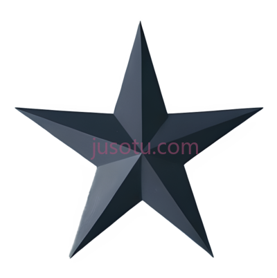 星星,五角星,灰色, PNG