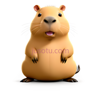 可爱水豚, PNG