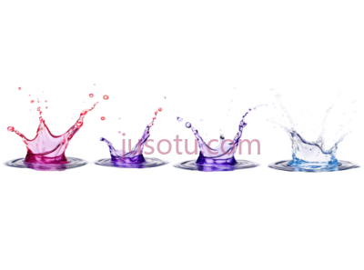 水花,抽象,粉色,紫色,蓝色, PNG