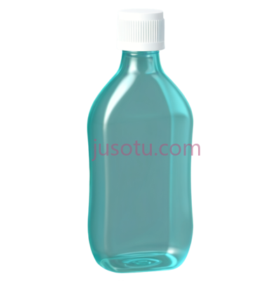 塑料瓶,蓝色, PNG