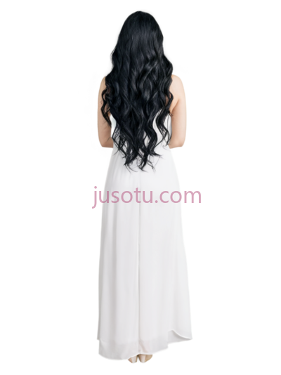 女性,长裙,白色, PNG