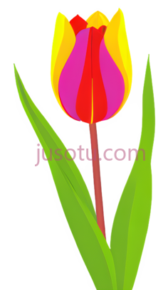 抽象郁金香PNG