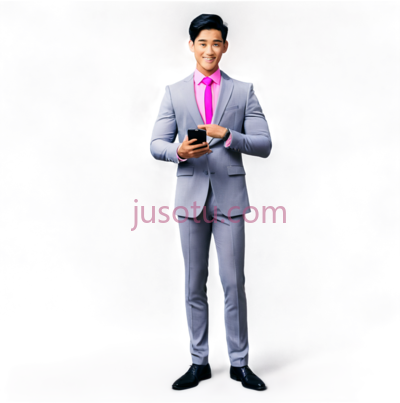 男人,正式西装,灰色, PNG