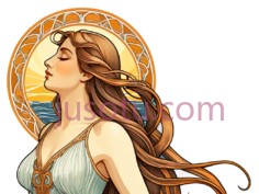 女性角色,插画,白色,橙色,蓝色PNG