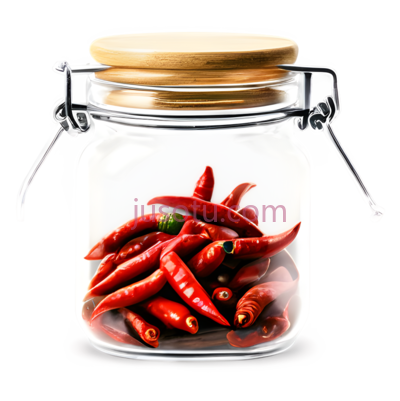 小罐,红辣椒, PNG